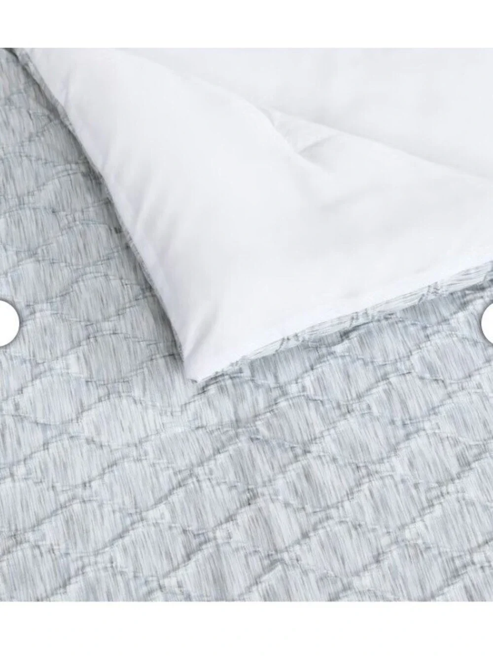 Jennifer Adams Comforter Set Beige Pillow Shams 3 PcDown Alternative King